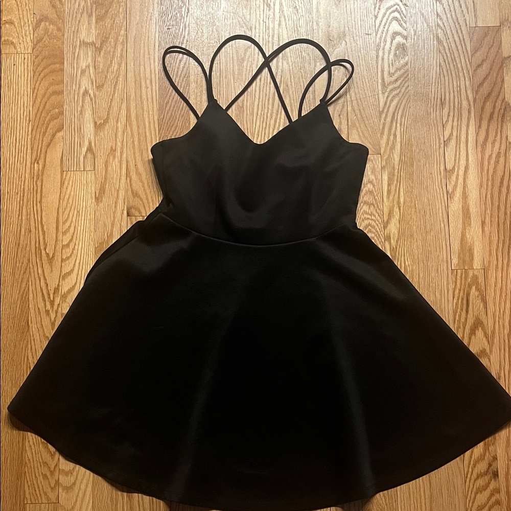 Elegant Black Mini Dress